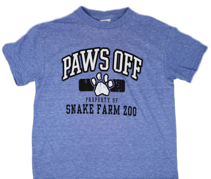 Paws Off Tee - Blue
