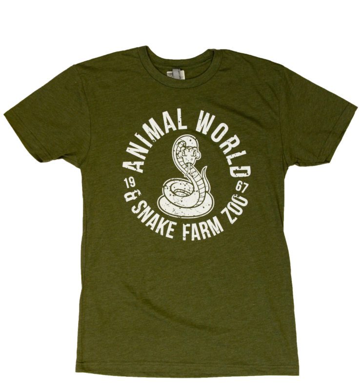 Olive Green Snake Tee
