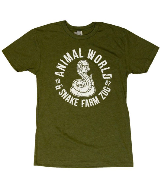 Olive Green Snake Tee